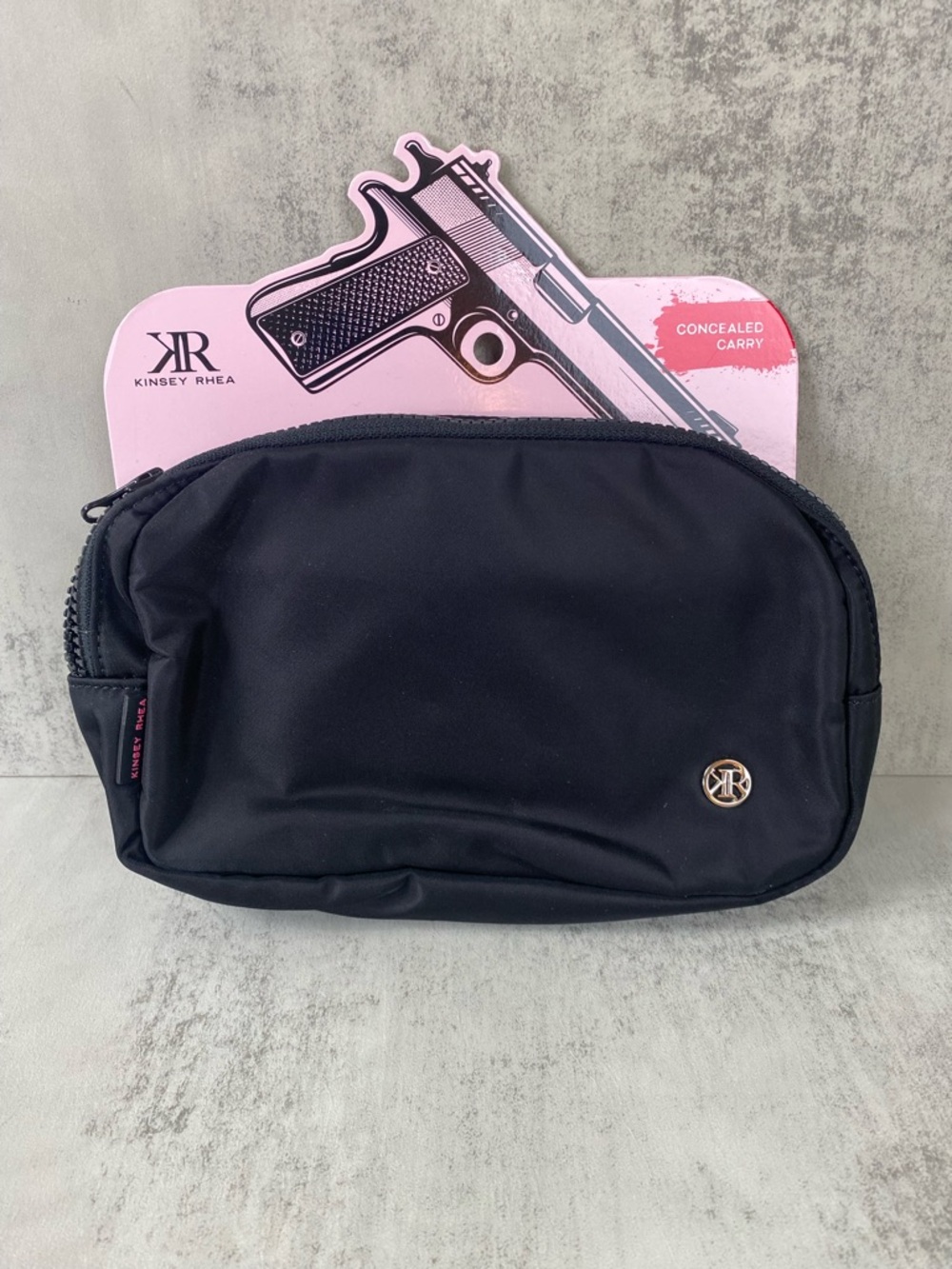 CONCEALED CARRY bag by Kinsey Rhea Black crossover